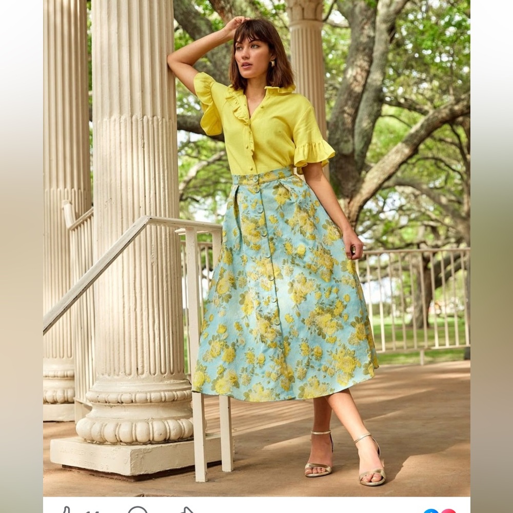 NWT Abbey Glass Eden Skirt, Large